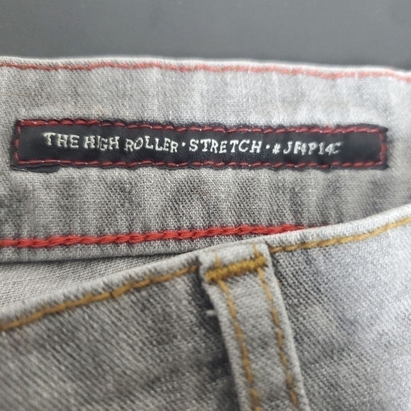 Jack of Spades High Roller Stretch Straight Leg Stretch Jeans Size 42x34 - Picture 7 of 16